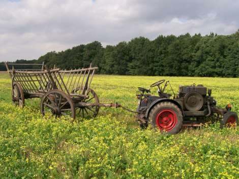 K 18 mit Leiterwagen