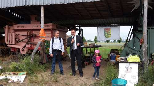 Zu Gast unser Brgermeister und der Brandenburger Landwirtschaftsminister